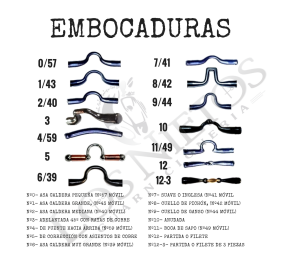 Bocado Portugués López | Embocadura Lisa / Estriada (Acero Inox.)