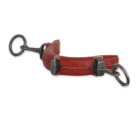 Muserola fragua forrada 'Los Nietos Dressage' | Pilares cortos