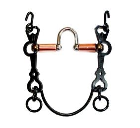 Bocado vaquero López | Embocadura de corrección con asientos de cobre