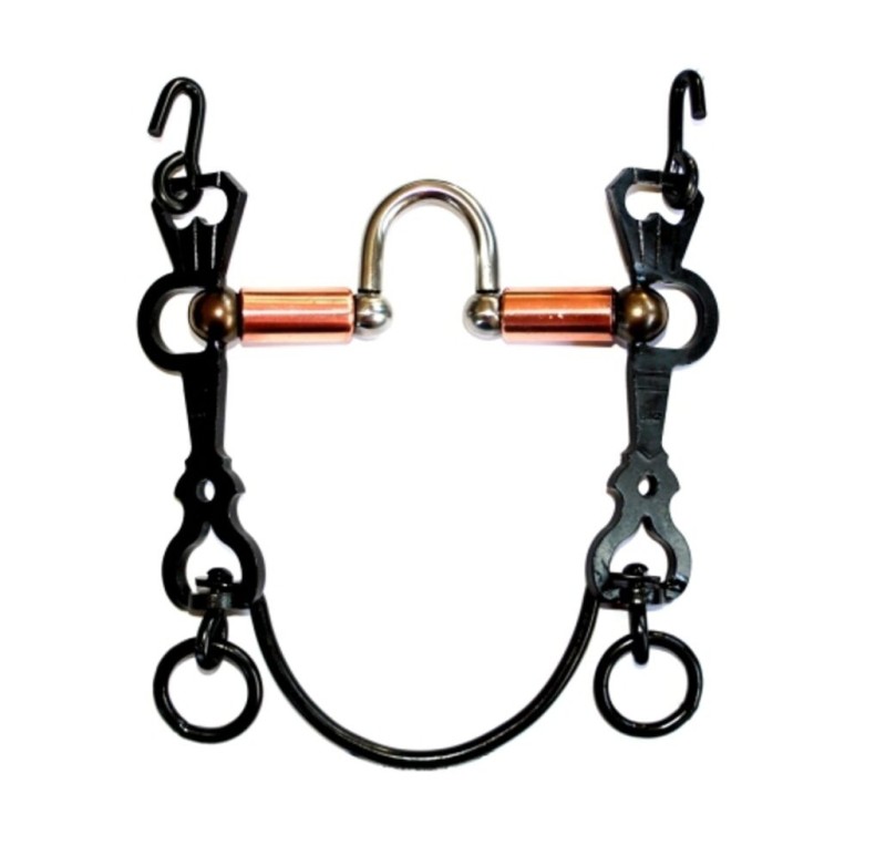 Bocado vaquero López | Embocadura de corrección con asientos de cobre