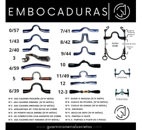Bocado vaquero López | Embocadura boca sapo