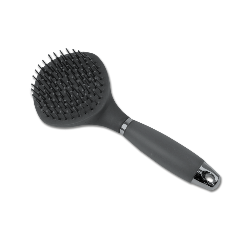 Bruza para crines y cola con empuñadura de gel