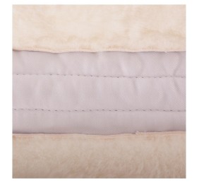 Mantilla de algodón con borrego BR