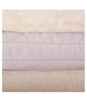 Mantilla de algodón con borrego BR