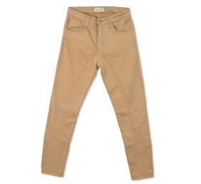 Pantalón para montar vaquero elástico| Camel