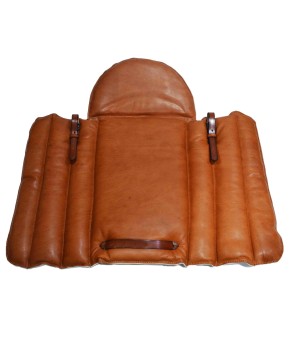 Grupera de piel con protección de concha