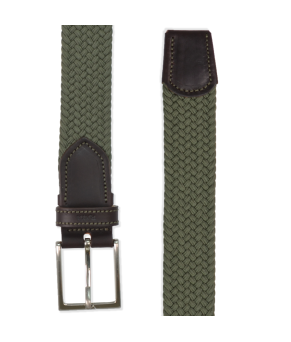 Cinturón Elástico MOD Trenzado Algodón | Verde