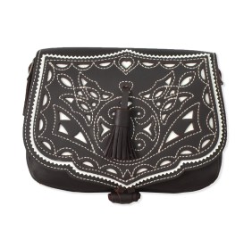 Bolso rociero moña | Engrasado fondo blanco