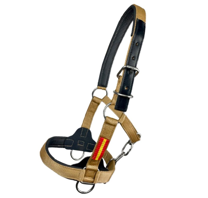 Cabezada cuadra nylon extra "Los Nietos Dressage" | Varios colores