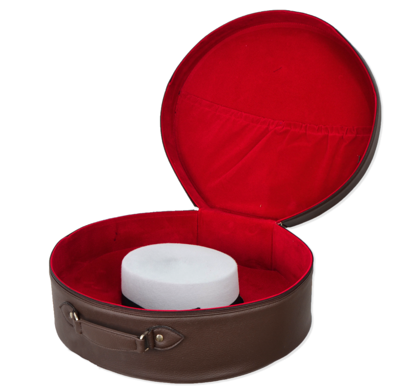 Sombrerera de polipiel | Varios colores