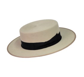 Sombrero cañero premium 250 gr | Pelo de conejo | Manila