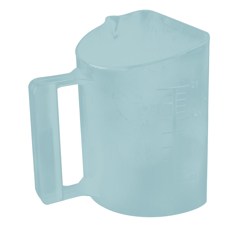 Cazo medidor para saco