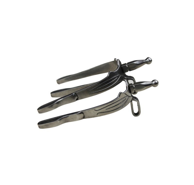 Espuela vaquera gallo recto apoyo acero inoxidable