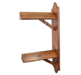 Monturero de madera de pared 'Los Nietos' | Dos sillas