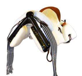 Silla de montar vaquera mixta 'Initium'| Negra