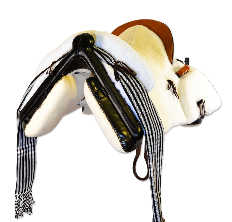 Silla de montar vaquera mixta 'Initium'| Negra