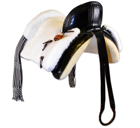 Silla de montar vaquera mixta 'Initium'| Negra