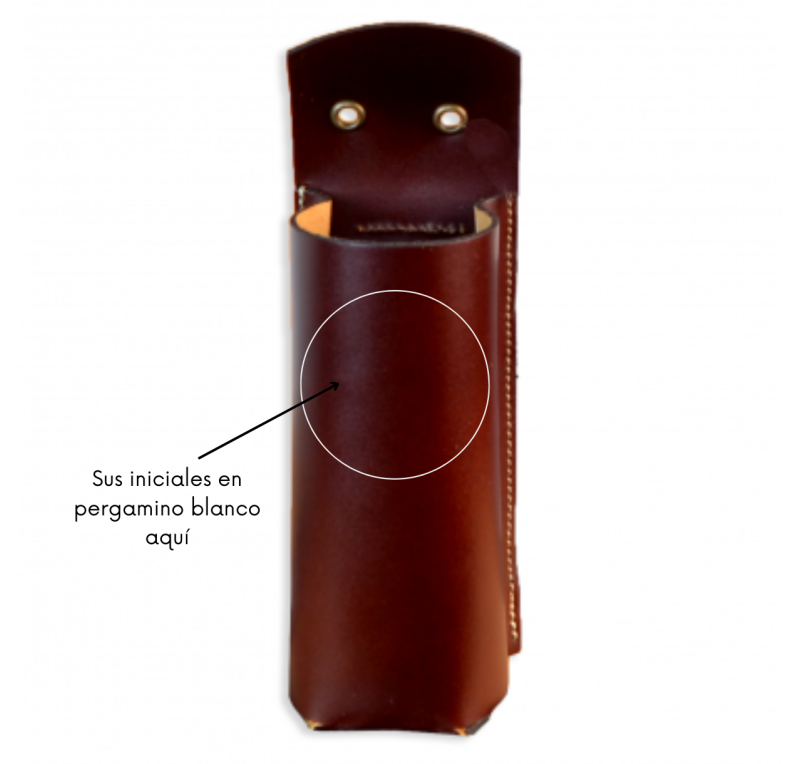 Portavasos para silla vaquera Los Nietos | Personalización pergamino
