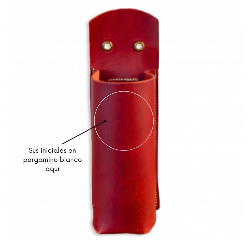 Portavasos para silla vaquera Los Nietos | Personalización pergamino