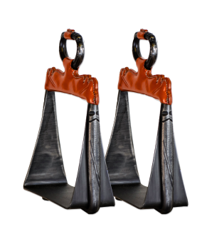 Estribo vaquero corto 'Los Nietos' | Fragua antideslizante