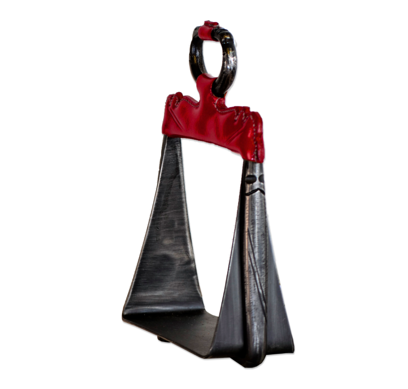 Estribo vaquero corto para amazonas 'Los Nietos' | Fragua antideslizante