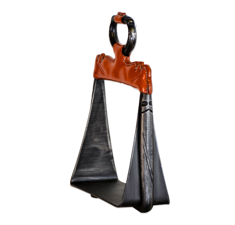 Estribo vaquero corto para amazonas 'Los Nietos' | Fragua antideslizante