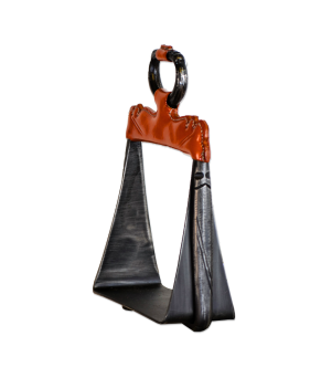 Estribo vaquero corto para amazonas 'Los Nietos' | Fragua antideslizante