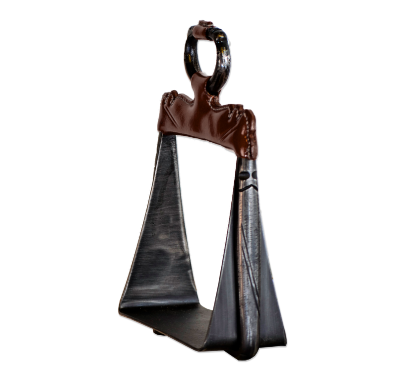 Estribo vaquero corto para amazonas 'Los Nietos' | Fragua antideslizante