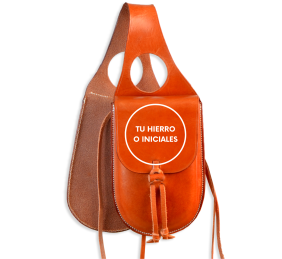 Alforja de perilla 'Los Nietos' | Personalización pergamino