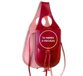 Alforja de perilla 'Los Nietos' | Personalización pergamino