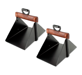 Estribo vaquero media caña forro Kamell