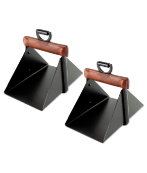 Estribo vaquero media caña forro Kamell