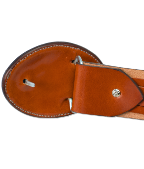 Cinturón "Los Nietos" con hebilla ovalada | Pergamino