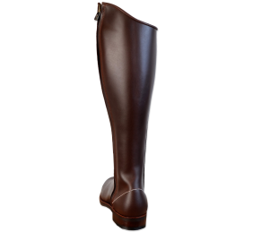 Bota 1850 'Los Nietos' serraje cremallera exterior | Piso Sevilla | Castaña