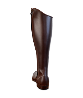 Bota 1850 'Los Nietos' serraje cremallera exterior | Piso Sevilla | Castaña