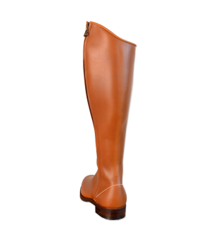 Bota 1850 Los Nietos serraje cremallera exterior | Piso Sevilla | Natural