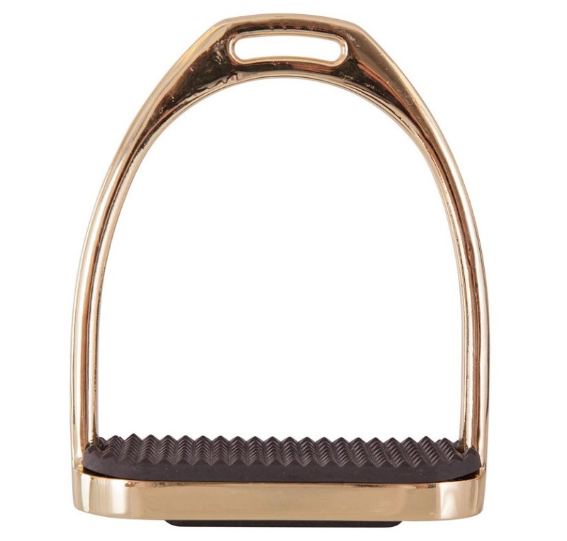 Estribo Acero Inoxidable BR Con Taco Negro