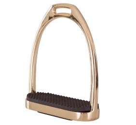 Estribo Acero Inoxidable BR Con Taco Negro