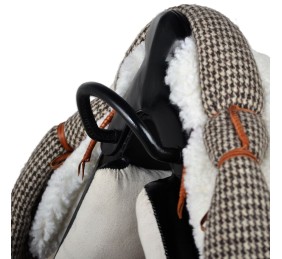 Silla de montar vaquera acoso y derribo | Negra