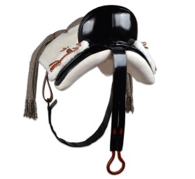 Silla de montar vaquera acoso y derribo | Negra