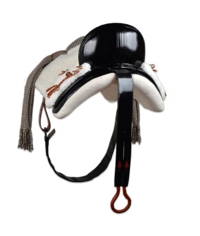 Silla de montar vaquera acoso y derribo | Negra