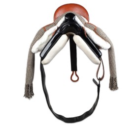 Silla de montar vaquera acoso y derribo | Negra