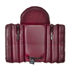 Grupera de piel con protección de concha