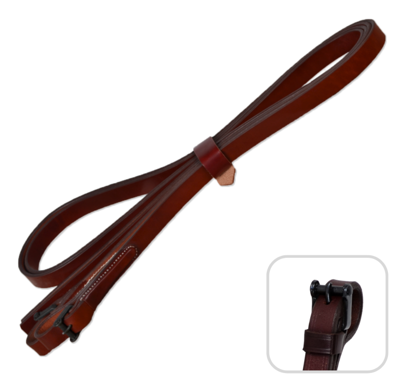 Falsa rienda vaquera con fundones 'Los Nietos' | Hierro pavonado