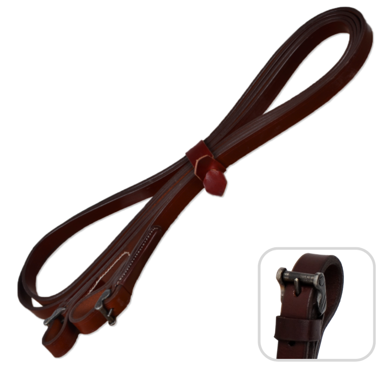 Falsa rienda vaquera con fundones 'Los Nietos' | Hebillas fragua