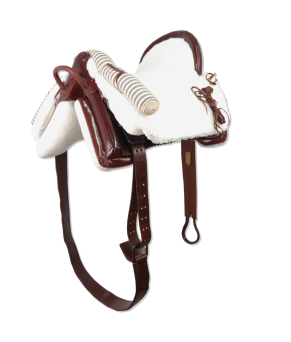 Silla de montar vaquera acoso y derribo | Chocolate