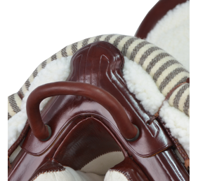 Silla de montar vaquera acoso y derribo | Chocolate