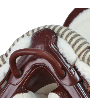 Silla de montar vaquera acoso y derribo | Chocolate