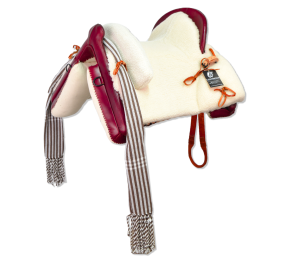 Silla de montar vaquera mixta 'Initium'| Cereza