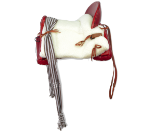 Silla de montar vaquera poni 'Initium'| Cereza